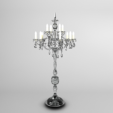 Swarovski Crystal Floor Lamp 3D model image 1 