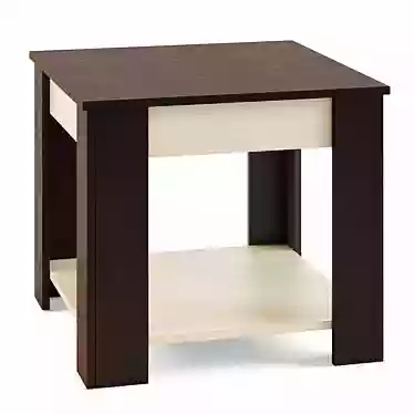 Sleek "Nord" Coffee Table 3D model image 1 