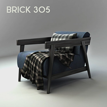 Brick 305 | Modern Armchair 3D model image 1 