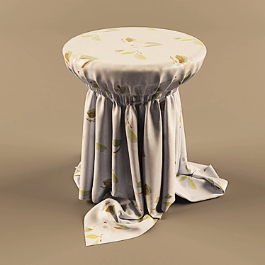 Mini Tablecloth: Stylish and Practical 3D model image 1 