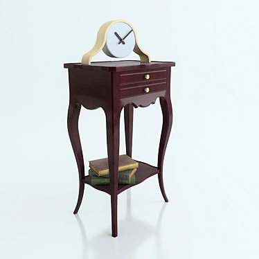 Elegant Daisy Nightstand 3D model image 1 