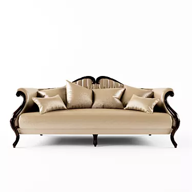Elegant Grand Cru Sofa 3D model image 1 