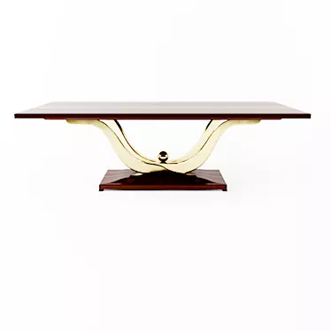 Elegant Fontain Dining Table 3D model image 1 