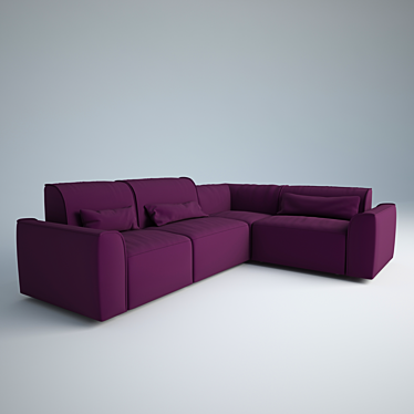 Elegant Calligaris Alameda Sofa 3D model image 1 