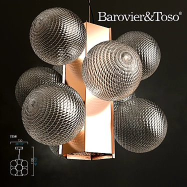 Modern Classic Chandelier  3D model image 1 