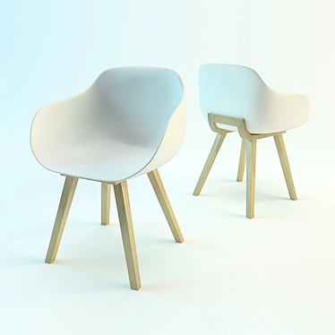 Eco-Friendly Kuskoa Bi Chair 3D model image 1 