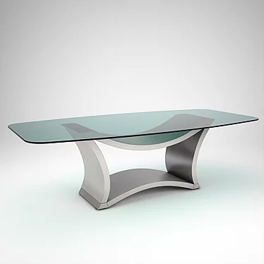 Elegance Defined: Selva Dining Table 3D model image 1 