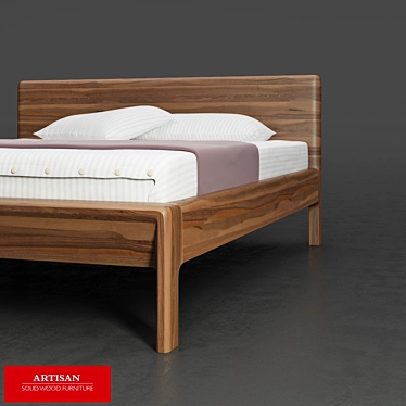 Invito Bed: Artisan's Masterful Collection 3D model image 1 