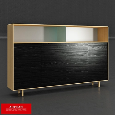 Invito Artisan Highboard 3D model image 1 