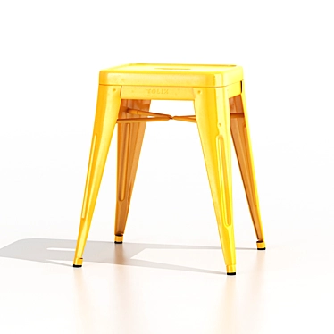 Original Tolix Stool H55 3D model image 1 