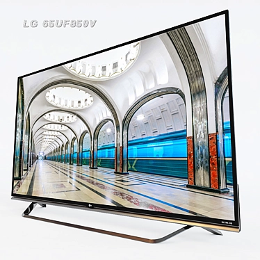 LG 65UF850V 65" Ultra HD LED TV 3D model image 1 