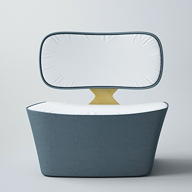 Sleek Minimalist Seating Solution 3D model image 1 