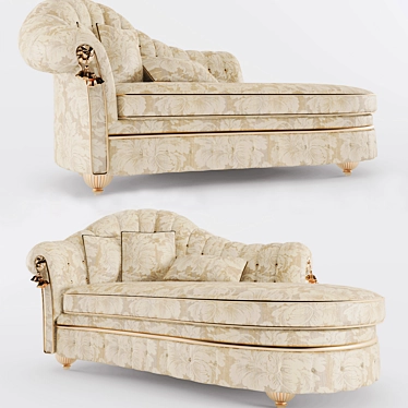 Elegant Classic Sofa 3D model image 1 