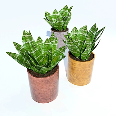 Floor Flowerpot Plant - Natural Beauty at Home 3D model image 1 
