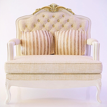 Timeless Elegance: Classic Sofa 3D model image 1 