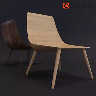 Ali Alavi Inspired Chair 3D model image 1 