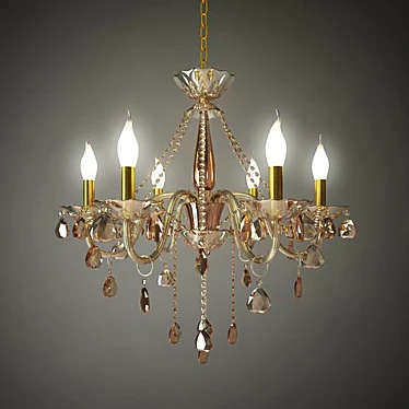 Chandelier WUNDERLICHT (Germany) Collection Bohemia WL7189-5KG-CO