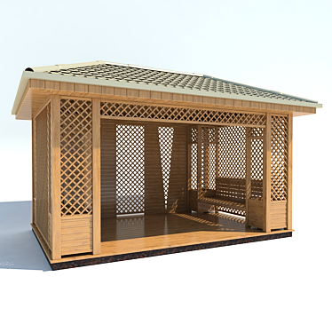 Garden Haven Arbour 3D model image 1 