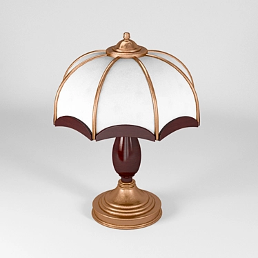  Elegant English Desk Lamp 3D model image 1 