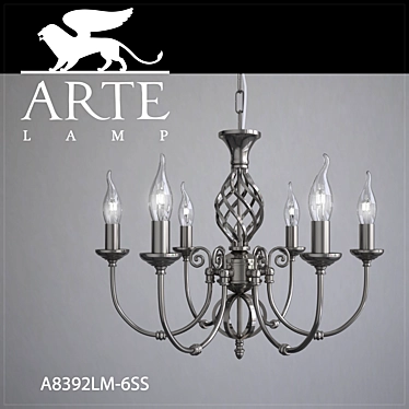 Elegant Illumination: ARTE Lamp Chandelier 3D model image 1 