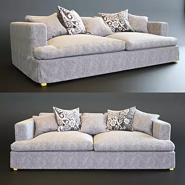 Cozy Comfort Sofa Bed 3D model image 1 