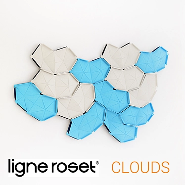 Luxurious Ligne-Roset Clouds: Elegant Textured Colors 3D model image 1 