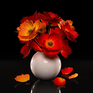 Enrich Your Space with Poppies 3D model image 1 