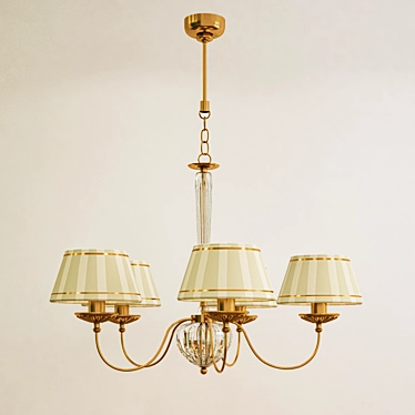 Elegant Vian PIRO 5900 Pendant 3D model image 1 