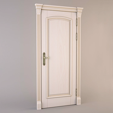 Italian Style Interior Doors 3D model image 1 