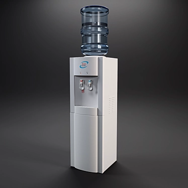 Poly Dispenser: Stylish Water Cooler 3D model image 1 