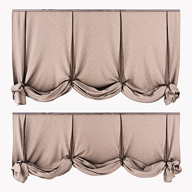 Versatile London Curtains 3D model image 1 