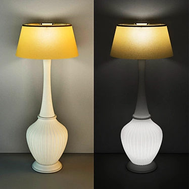 Turbo Lumen Floor Lamp 3D model image 1 