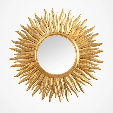 Chelini Mirror: Elegant 800x800 Design 3D model image 1 