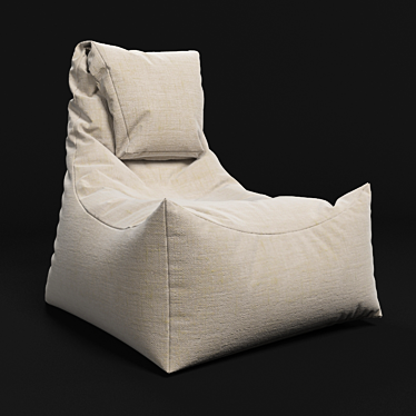 Convertible Bag Chair: Versatile, Compact Design 3D model image 1 