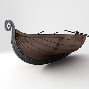 Viking Adventure Mini Boat: 700sm x 300sm 3D model image 1 