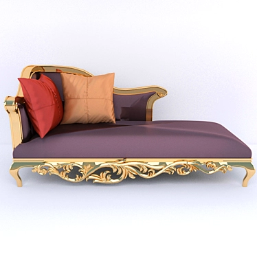 Cozy Comfortable Sofa 3D model image 1 