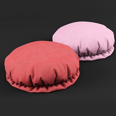 Ultimate UV-Textured Pouffing Master 3D model image 1 