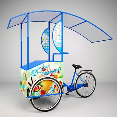 Cool Ride: Bike and Ice Cream 3D model image 1 