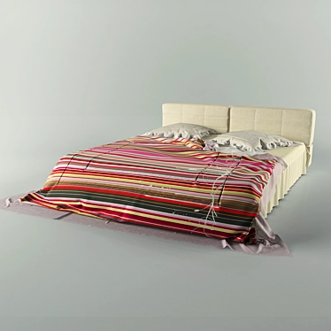 Supreme Comfort Bed Linens 3D model image 1 