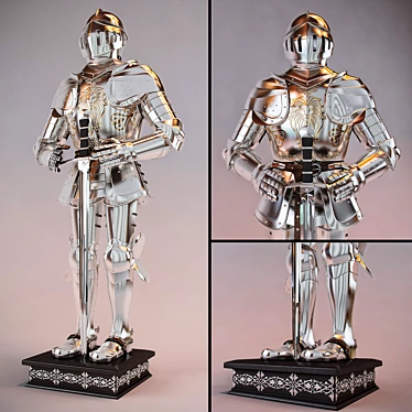 Supreme Knight: Elite Armor for Warriors 3D model image 1 