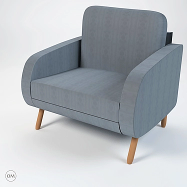 Elevate Your Space: Newy Armchairs by Sergio Muñoz 3D model image 1 