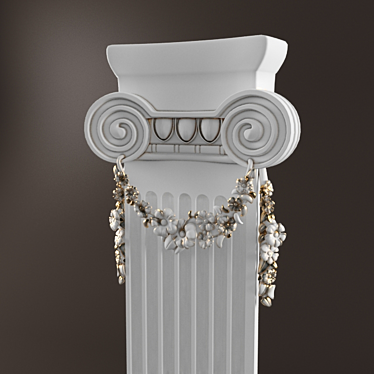 Decorative Column 3D model image 1 
