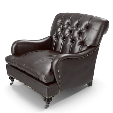 Elegant Caledonian Club Chair 3D model image 1 