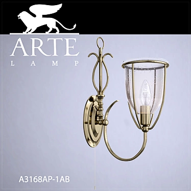 Elegant Light - Arte Lamp Sconce 3D model image 1 