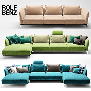 Title: MODULAR SOFA | ROLF BENZ SCALA 3D model image 1 