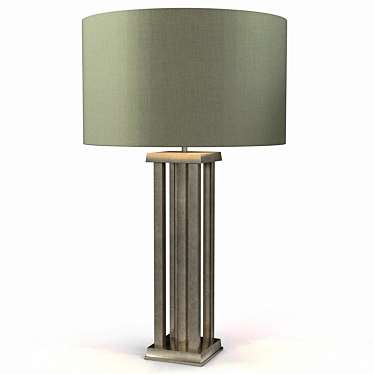 Art Deco Inspired Lancaster Table Lamp 3D model image 1 