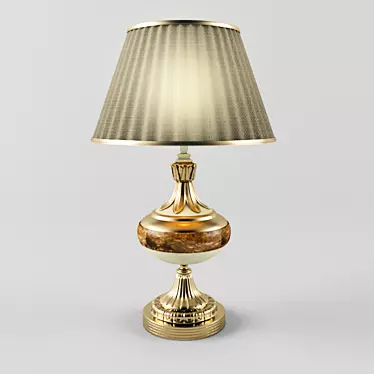 Elegant Vintage Table Lamp 3D model image 1 