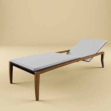 Luxury Relaxation: Deckchair ZIDIZ 3D model image 1 