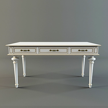 Sleek Clarke Desk: Modern Elegance 3D model image 1 