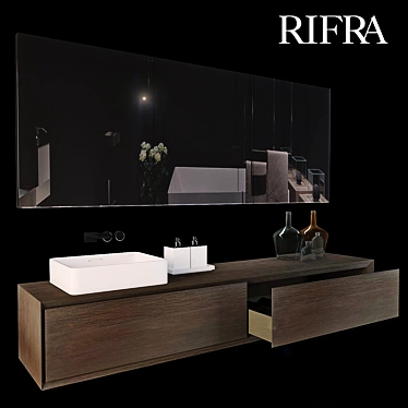 RIFRA K.ONE: Stylish Bathroom Furniture 3D model image 1 